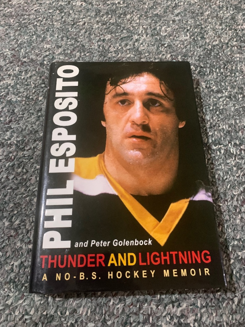 Phil Esposito Thunder And Lightning Hard Cover